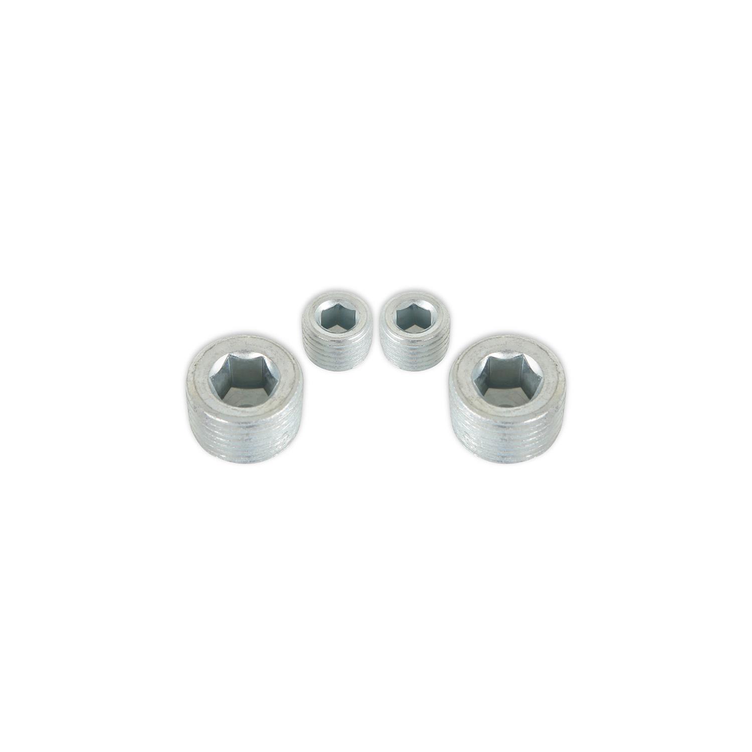 Holley Intake Manifold Hardware Kits 300-927 Kits, Bolts, Plenum Top, Installation, Silver, with Plugs, for Coyote Hi-Ram, Lo-Ram, Intakes, Ford, 5.0L, Kit thumbnail 3