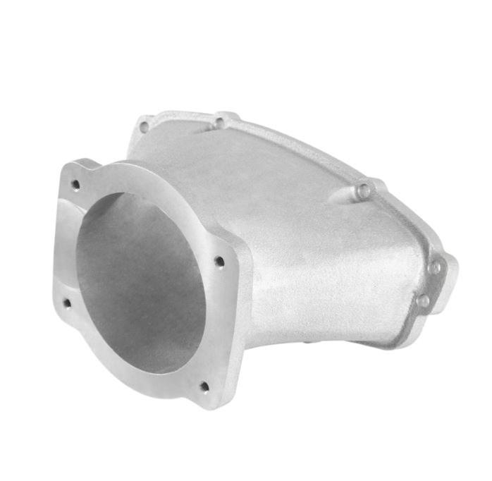 Holley EFI Hi-Ram Intake Manifolds 300-951 Manifolds, Hi-Ram, Throttle Body, 95mm Bore, Standard Deck, Aluminum, Natural, Chevrolet, Small Block, Each thumbnail 5