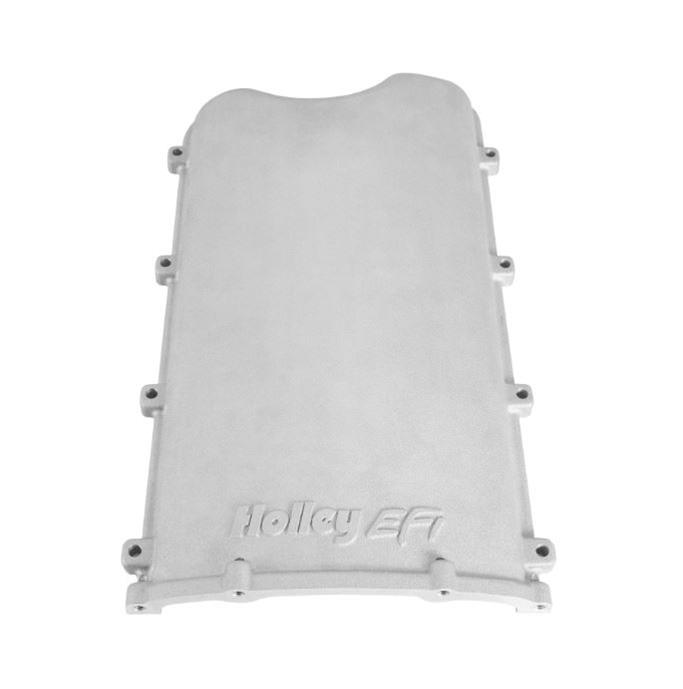 Holley EFI Hi-Ram Intake Manifolds 300-951 Manifolds, Hi-Ram, Throttle Body, 95mm Bore, Standard Deck, Aluminum, Natural, Chevrolet, Small Block, Each thumbnail 9
