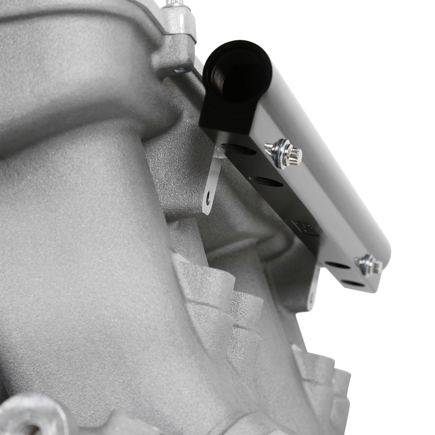 Holley Intake Manifolds, Fuel Injected 300-963 IM KIT, 105MM EFI TOP, BBC HI-RAM SATIN thumbnail 3