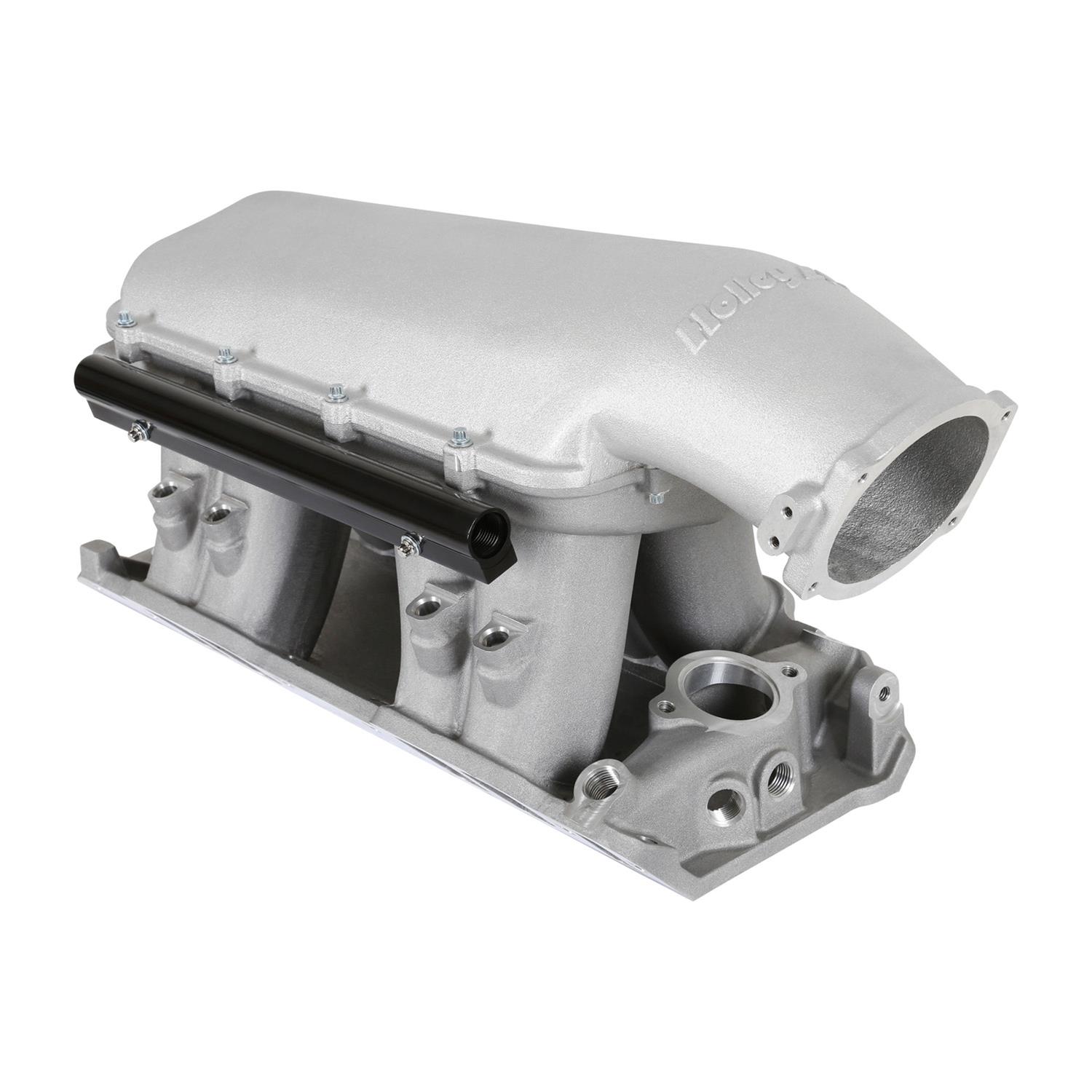Holley Intake Manifolds, Fuel Injected 300-963 IM KIT, 105MM EFI TOP, BBC HI-RAM SATIN thumbnail 8