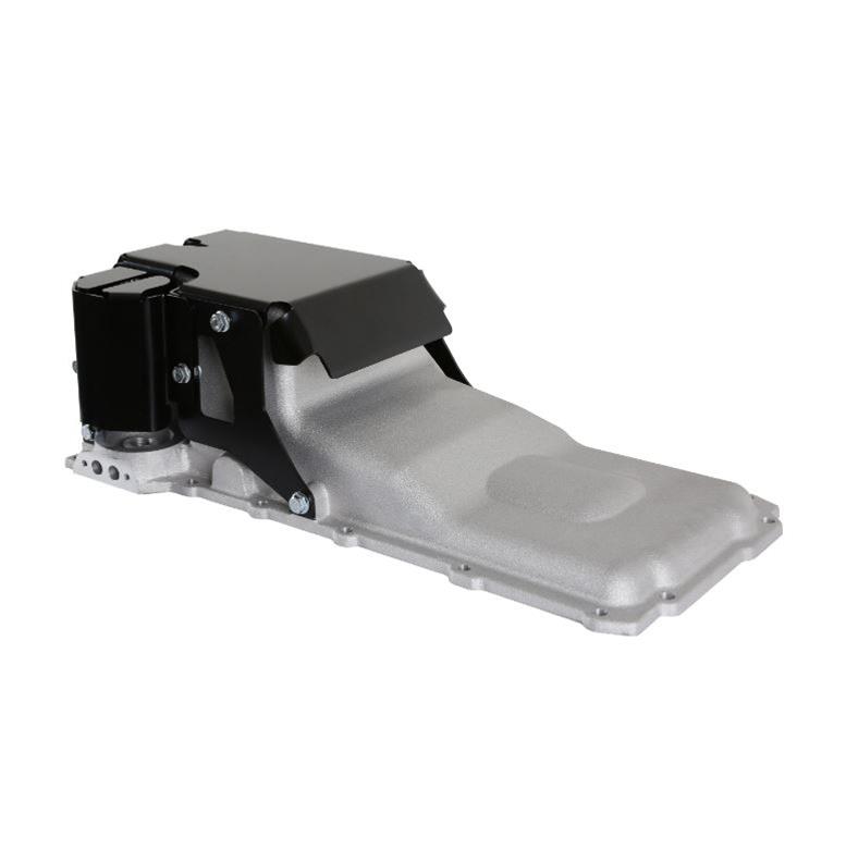 Holley LS Swap 4WD Truck Off-Road Oil Pan Rock Shields 302-35 Skid Plates, Swap, Off-Road, Shield, Solid Panel, Aluminum, Black, Bolt-on, Hardware Included, Chevy, GMC, 4.8-7.0L, Kit thumbnail 9