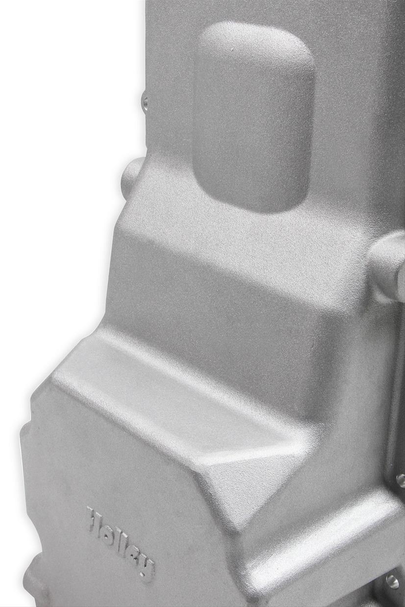 Holley Retrofit Engine Oil Pans for GM LS Engines 302-3 Pan, Low Profile Design, Swap, Aluminum, Natural, 4.000 in. Stroke, 5.9 Quarts, Chevy, 4.8, 5.3, 6.0, 6.2L, Each thumbnail 3