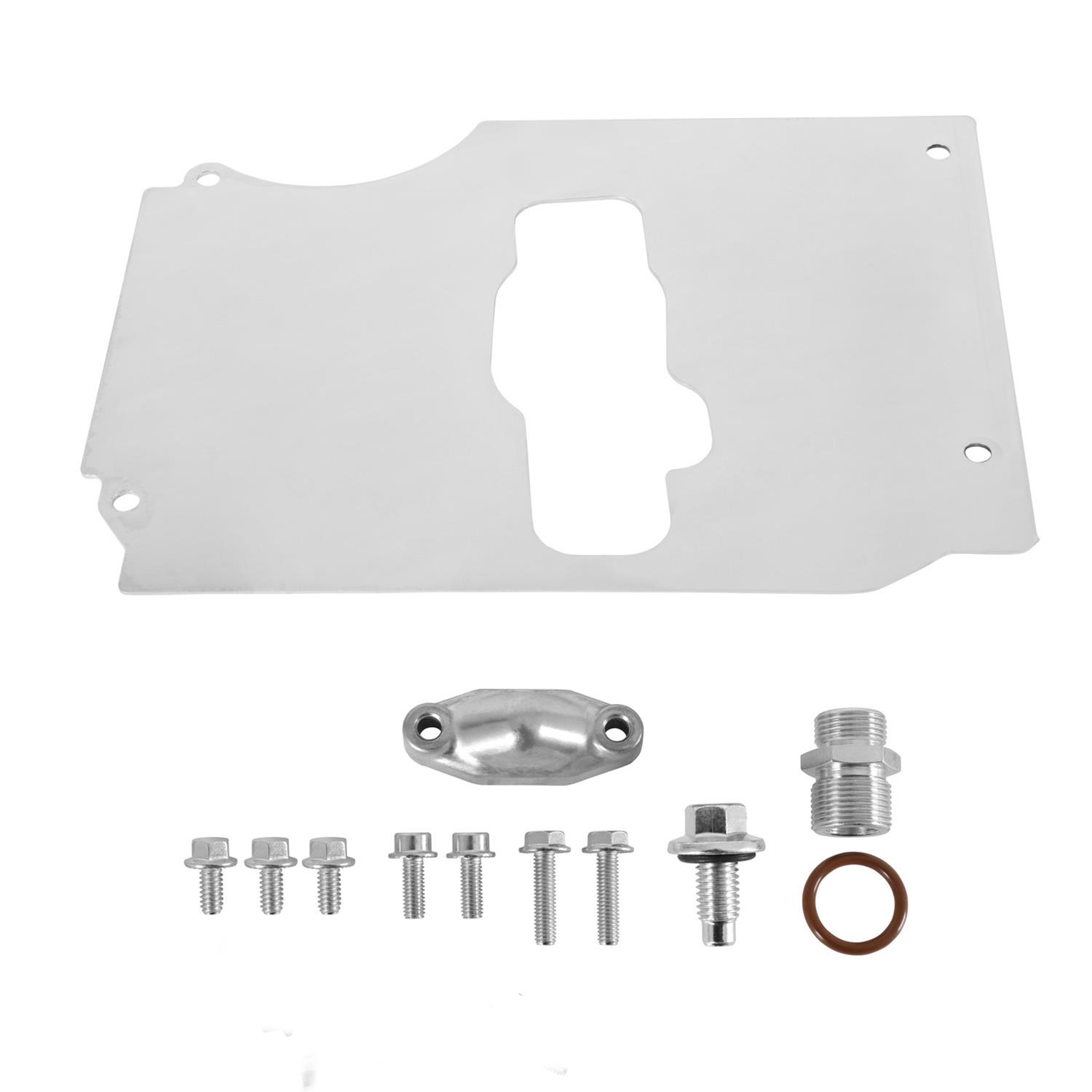 Holley Retrofit Engine Oil Pans for GM LS Engines 302-4 Pans, Retrofit, Swap, Rear Sump, Wet Style, 5.6 Quarts, Aluminum, Natural Finish, Chevy, GMC, 4.8L, 5.3L, 5.7L, 6.0L, 6.2L, 7.0L, Each thumbnail 5