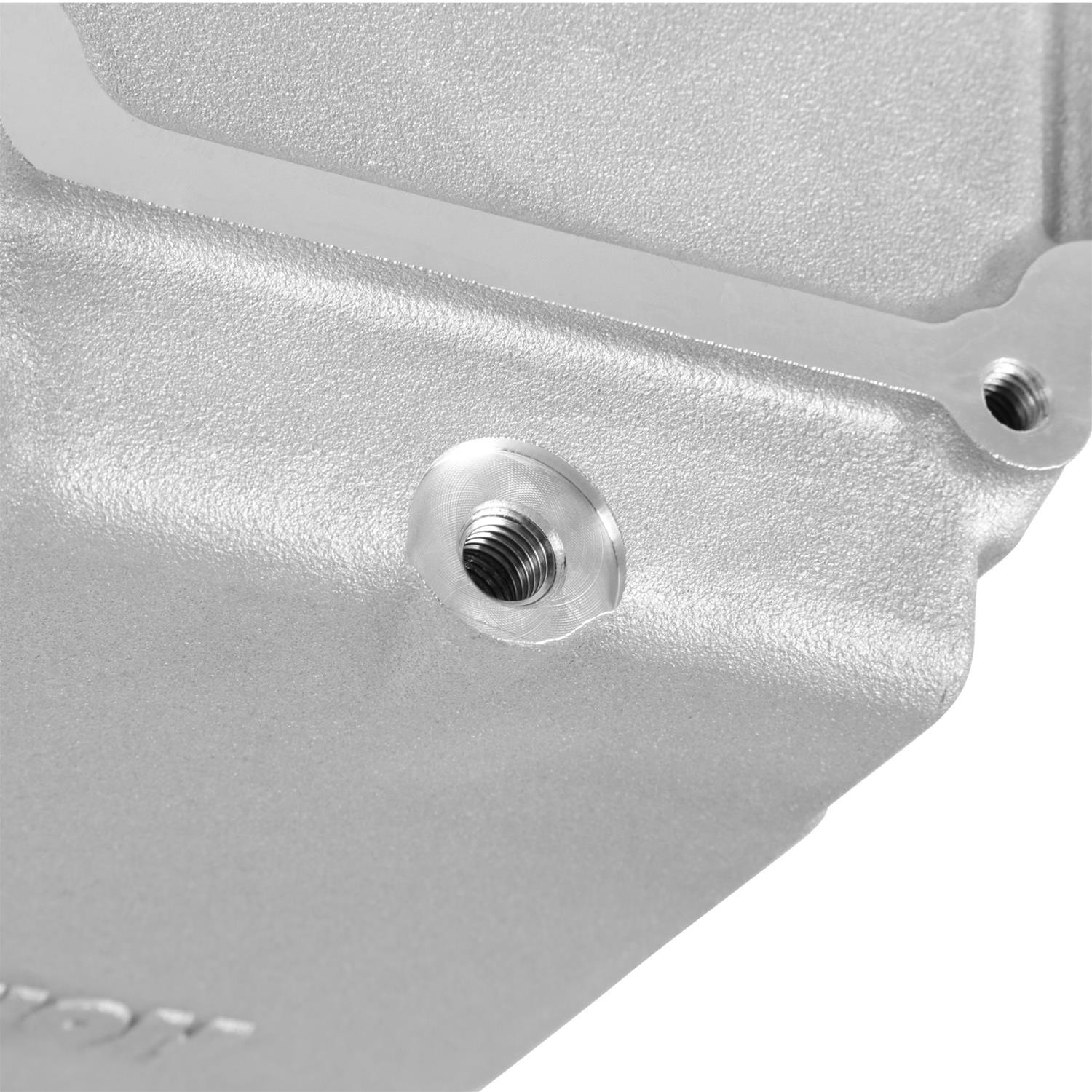 Holley Retrofit Engine Oil Pans for GM LS Engines 302-4 Pans, Retrofit, Swap, Rear Sump, Wet Style, 5.6 Quarts, Aluminum, Natural Finish, Chevy, GMC, 4.8L, 5.3L, 5.7L, 6.0L, 6.2L, 7.0L, Each