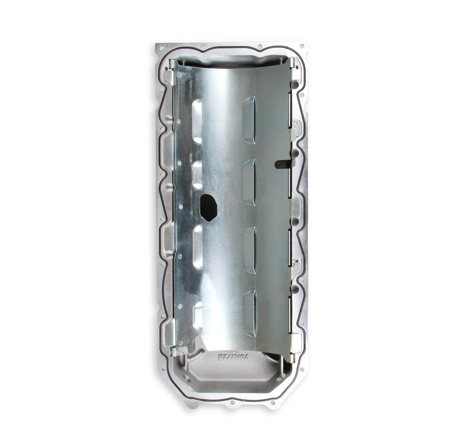 Holley Gen III Hemi Retrofit Oil Pans 302-60 Pans, Engine Swap, Center Sump, Aluminum, Natural, 4.060 in. Stroke, 6 Quarts, Mopar, 5.7, 6.1, 6.4L, Hemi, Without VVT, Each