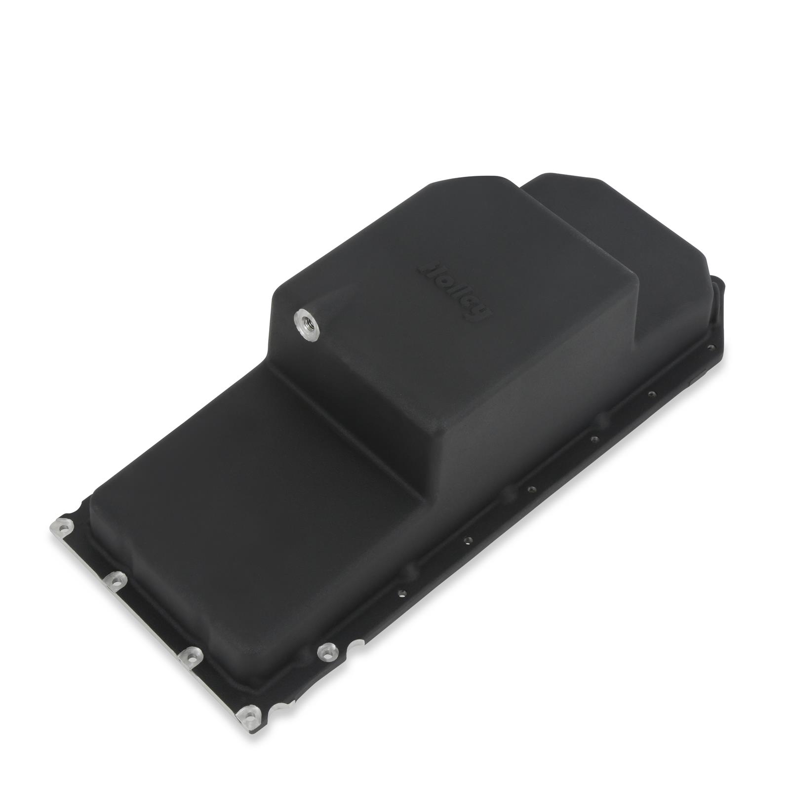 Holley Gen III Hemi Retrofit Oil Pans 302-60BK Pans, Engine Swap, Aluminum, Black, 6.0 Quart Capacity, 4.06 in. Stroke Clearance, Dodge, Chrysler, Plymouth, Mopar Hemi, Kit thumbnail 3
