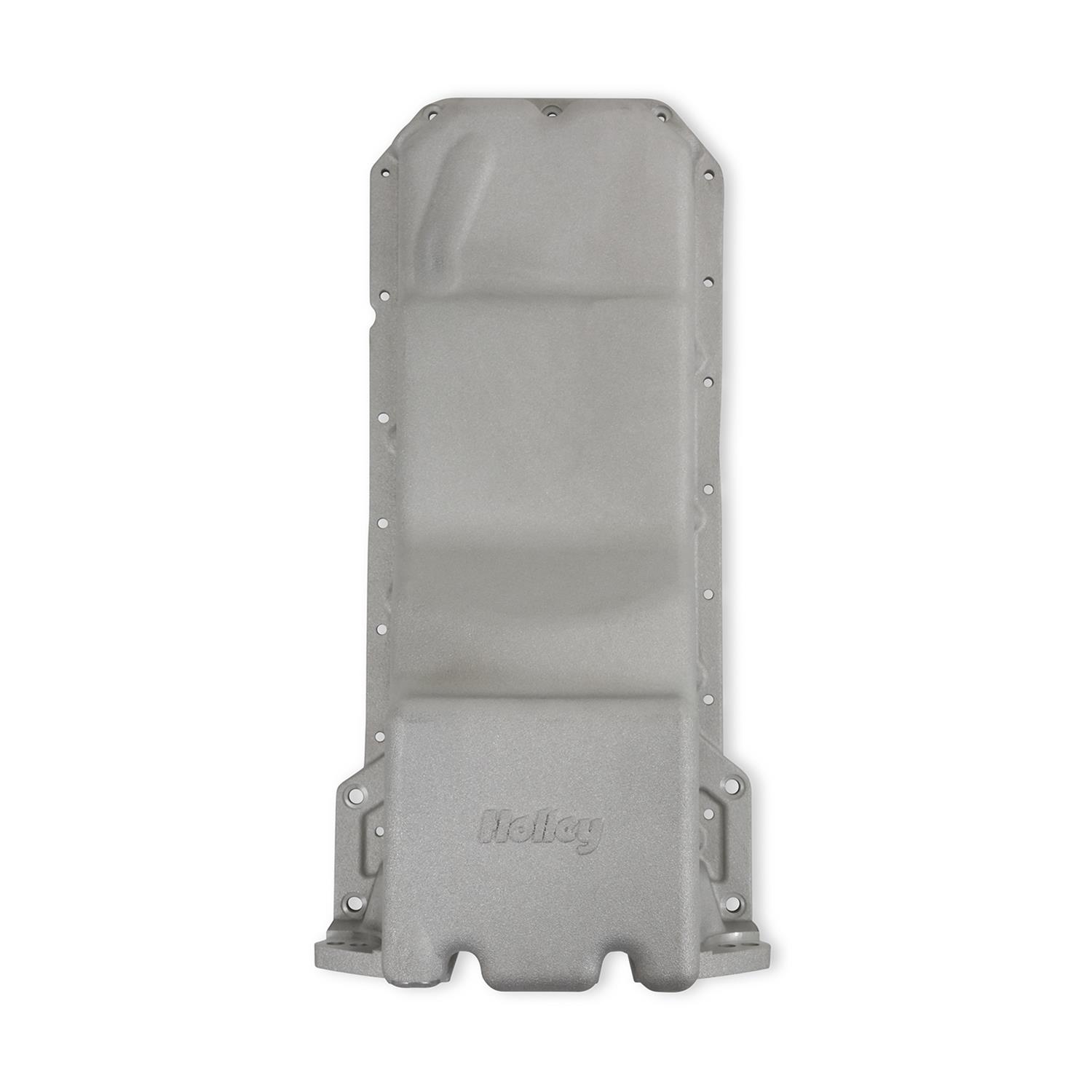 Holley Gen III Hemi Retrofit Oil Pans 302-63 Pans, Hemi, RetroFit, Wet Sump, Rear, 6.2 Quart, Dipstick Compatible, Cast Aluminum, Natural, Chrysler, Dodge, GMC, Plymouth, 376ci, thumbnail 5