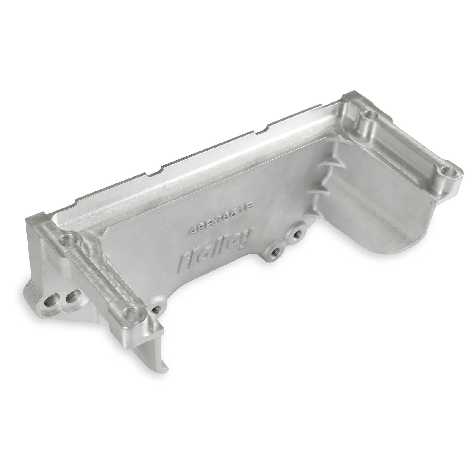 Holley Oil Pan Supports 302-65 Components, Replacement, Lower Structure Support, Gen III Hemi, Engine and Transmissions, Cast Aluminum, Natural Finish, thumbnail 2