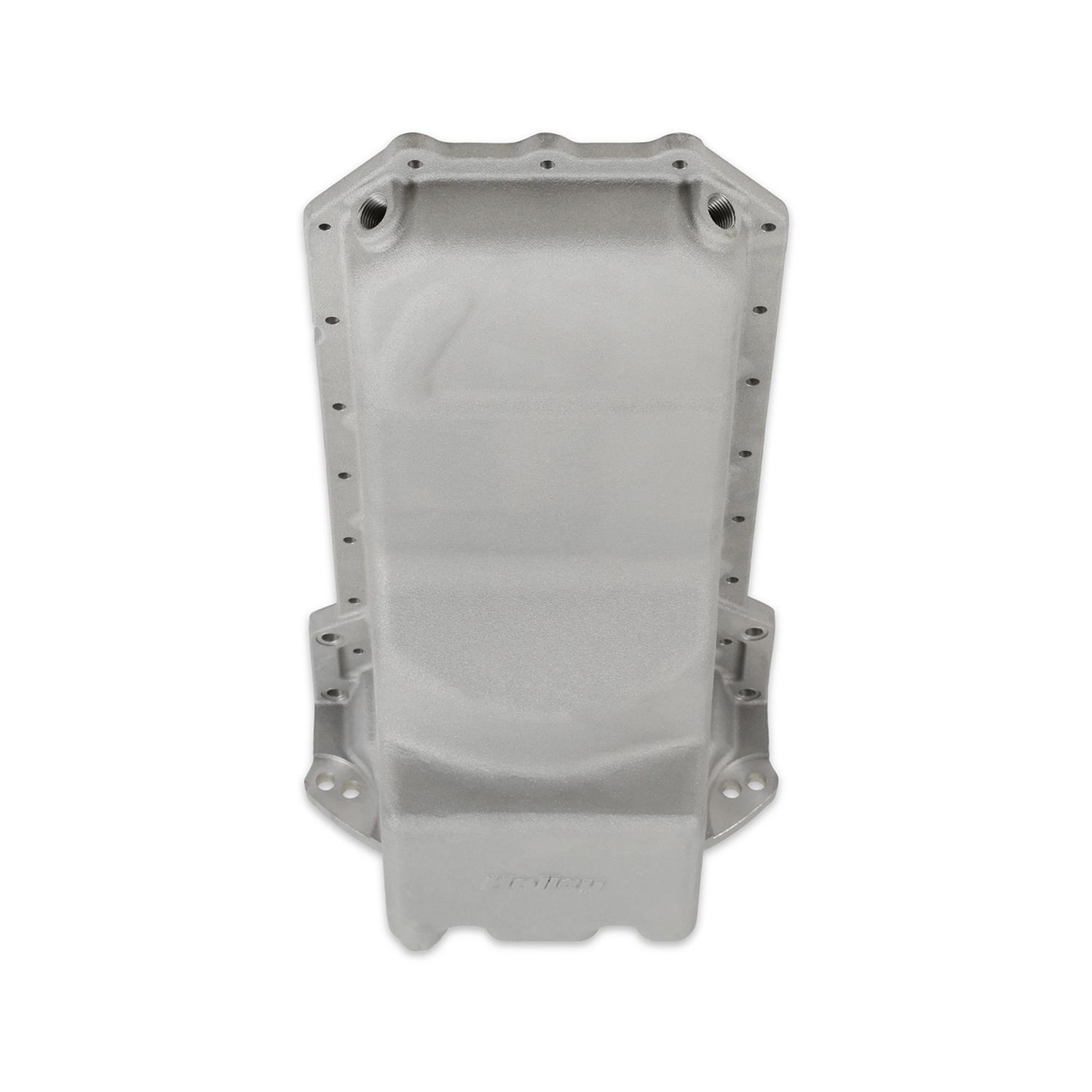 Holley Gen III Hemi Retrofit Oil Pans 302-76 Pans, Hemi, Retrofit, VVT Engine, Wet Sump, Rear, 1-piece Main Seal, 6.2 Quart, Dipstick Passenger Side, Aluminum, Natural, Hardware, Each thumbnail 4