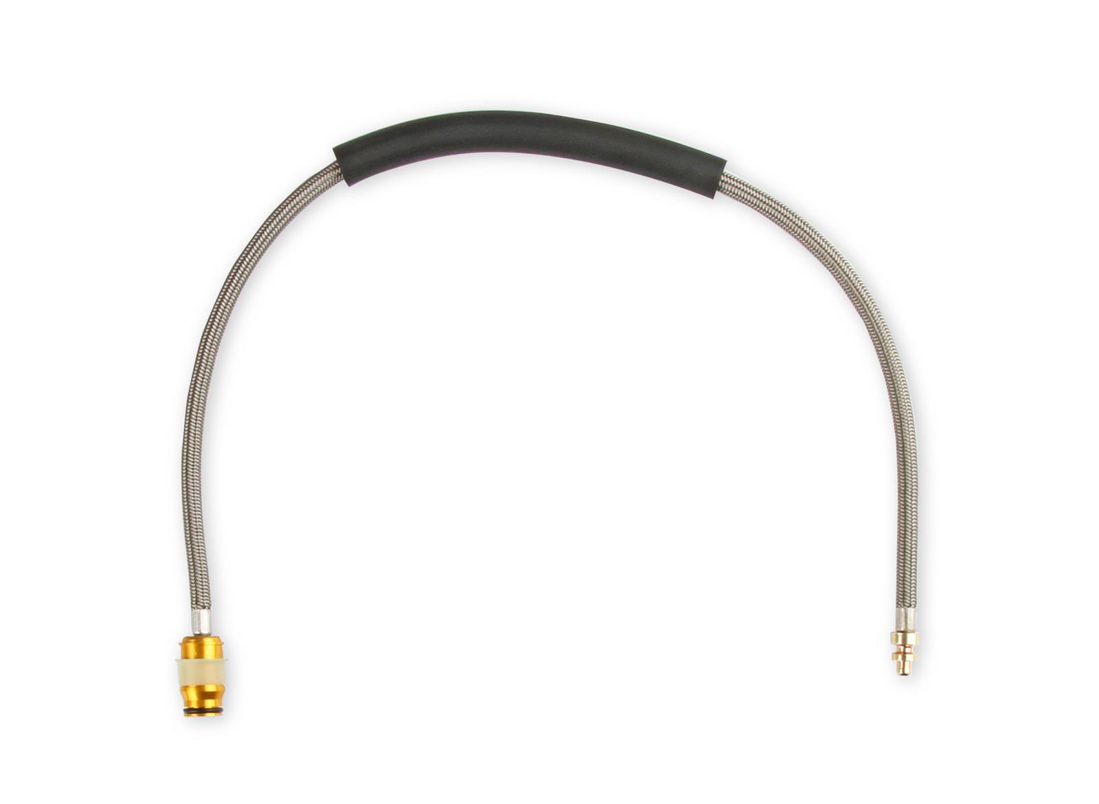 Holley High-Flow Clutch Hoses 319-306 Lines and Hoses, Hose, Braided Steel, 24 in. Long, Roll-pin, O-ring, Chevy, Camaro, Pontiac, Firebird, T-56, Transmission, Each thumbnail 3