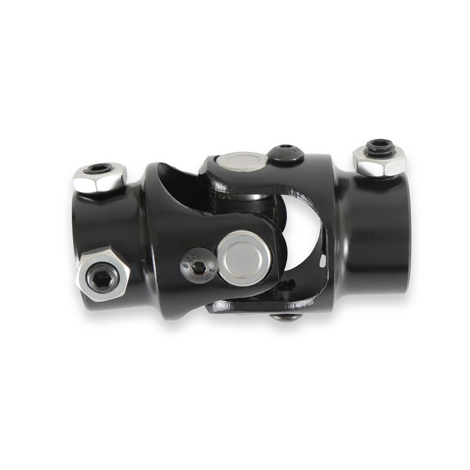 Holley Steering U-Joints 320-101 Joints, U-Joint, Single-Joint, Steel, Black Zinc, 3/4 in. 36-Spline, 3/4 in. DD, Hardware Included, Each thumbnail 3
