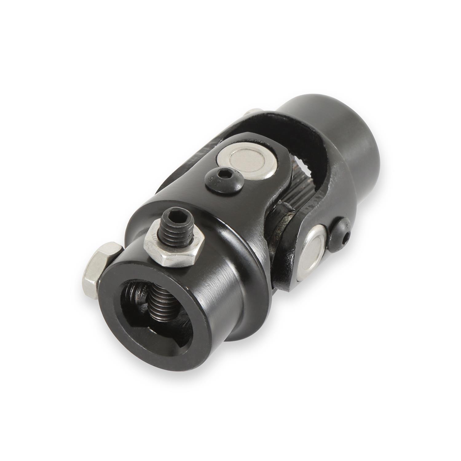 Holley Steering U-Joints 320-102 Joints, U-Joint, Single-Joint, Steel, Black Zinc, 13/16 in. 36-Spline, 3/4 in. DD, Hardware Included, Each thumbnail 2
