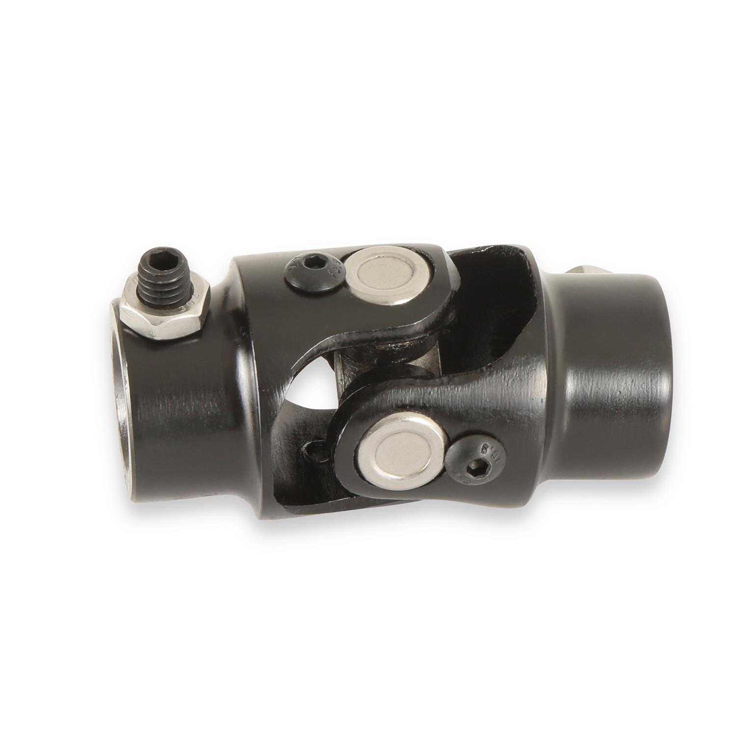 Holley Steering U-Joints 320-102 Joints, U-Joint, Single-Joint, Steel, Black Zinc, 13/16 in. 36-Spline, 3/4 in. DD, Hardware Included, Each
