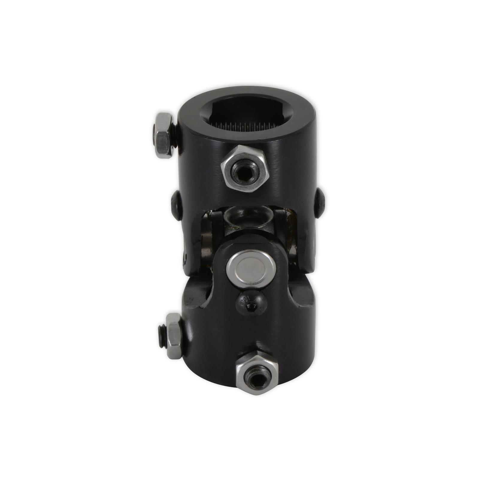 Holley Steering U-Joints 320-103 Joints, U-Joint, Single-Joint, Steel, Black Zinc, 1 in. DD, 1 in. DD, Hardware Included, Each thumbnail 2