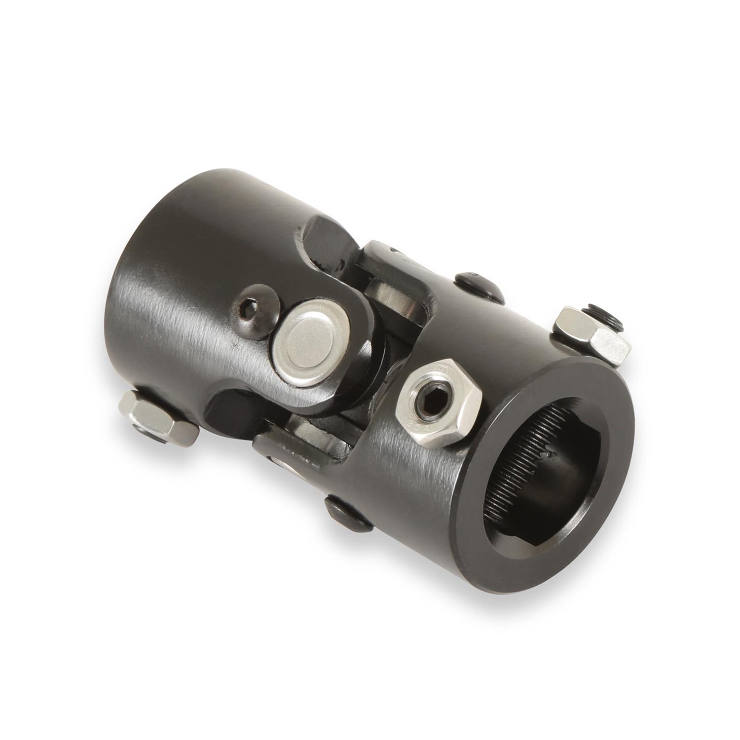 Holley Steering U-Joints 320-104 Joints, U-Joint, Single-Joint, Steel, Black Zinc, 1 in. 48-Spline, 1 in. DD, Hardware Included, Each thumbnail 2
