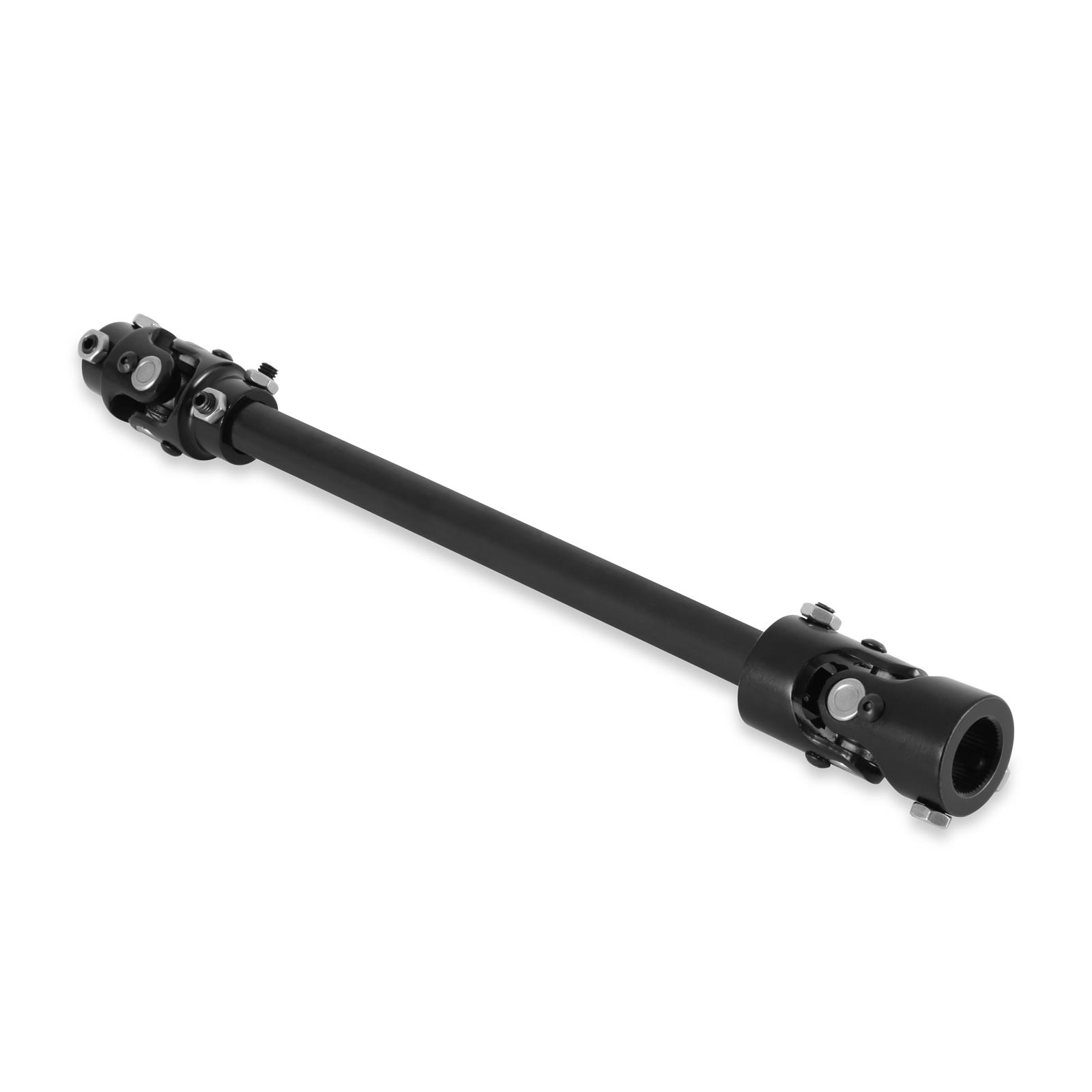 Holley C10 Steering Shaft Kits 320-322 Shafts, Collapsible, Double D, Steel, Black, Universal Joint Included, Chevy, GMC, Gen 3, Early Model, Trucks, Each thumbnail 7