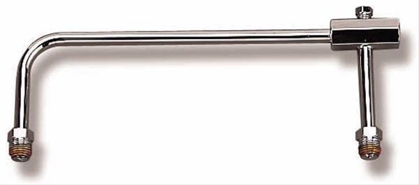 Holley Fuel Lines 34-150 Lines, Chrome, Steel, Holley, 4150, 5/8 in. x 18 inverted flare Inlet and outlets, Kit