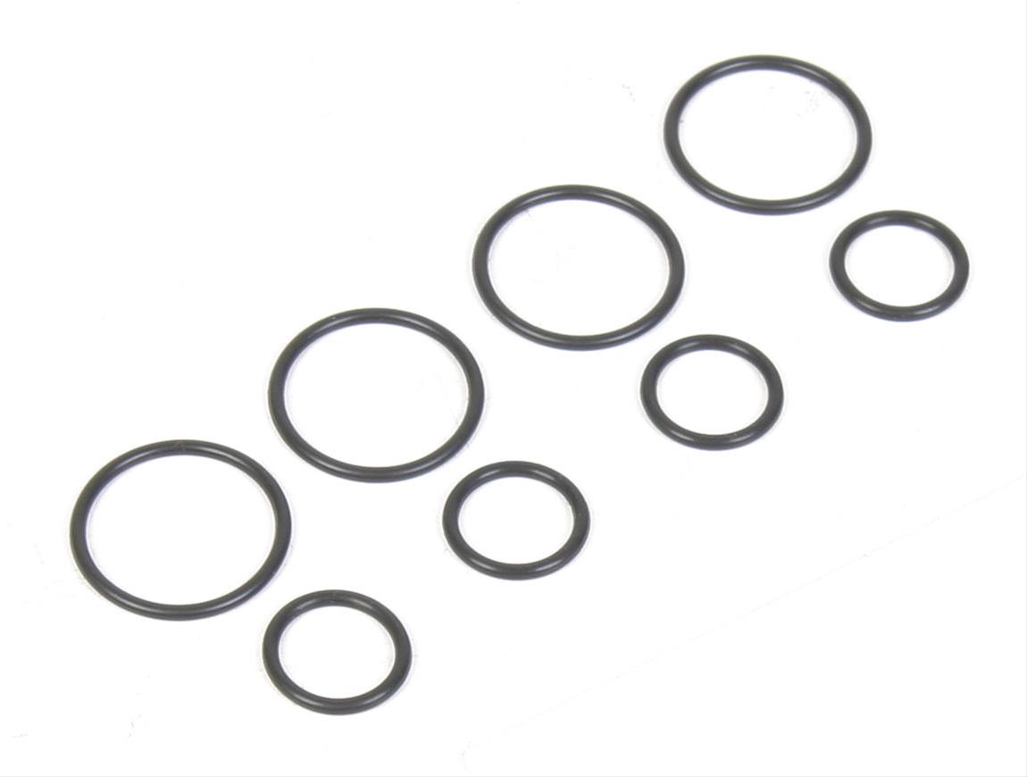 Holley Fuel Injector O-Ring Seals 508-19 O-ring Seals, Injector, Replacement, Rubber, Delphi Style, 8-piece, Set