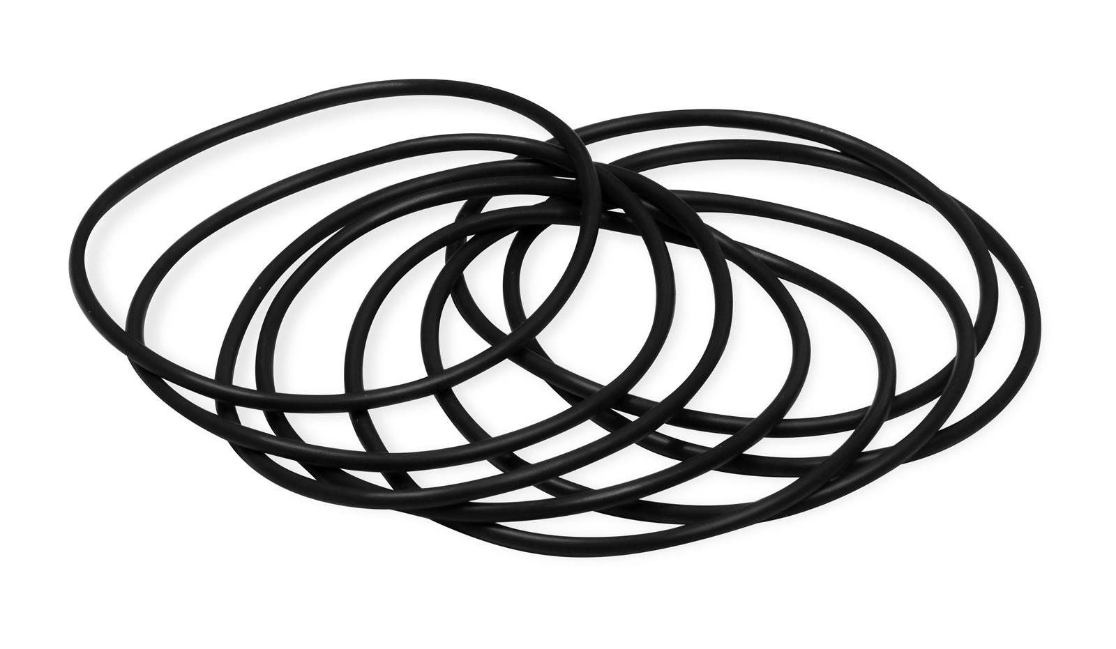 Holley Intake Manifold Gaskets 508-22 Gaskets, Manifold, O-ring Seals, Rubber, Stock Ports, 8-piece, Chevy, LS, 6.2L, 7.0L, Set