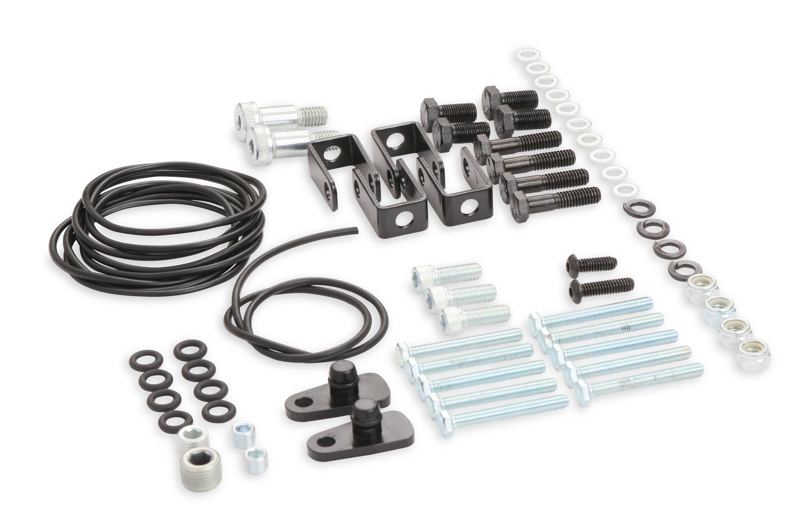 Holley Intake Manifold Hardware Kits 508-31 Kits, Split Manifold, O-rings, Cord, Hardware, Silver Finish, 300-255, 300-256, 300-290, 300-291, Chevy, LS, 4.8-7.0L, Kit thumbnail 5