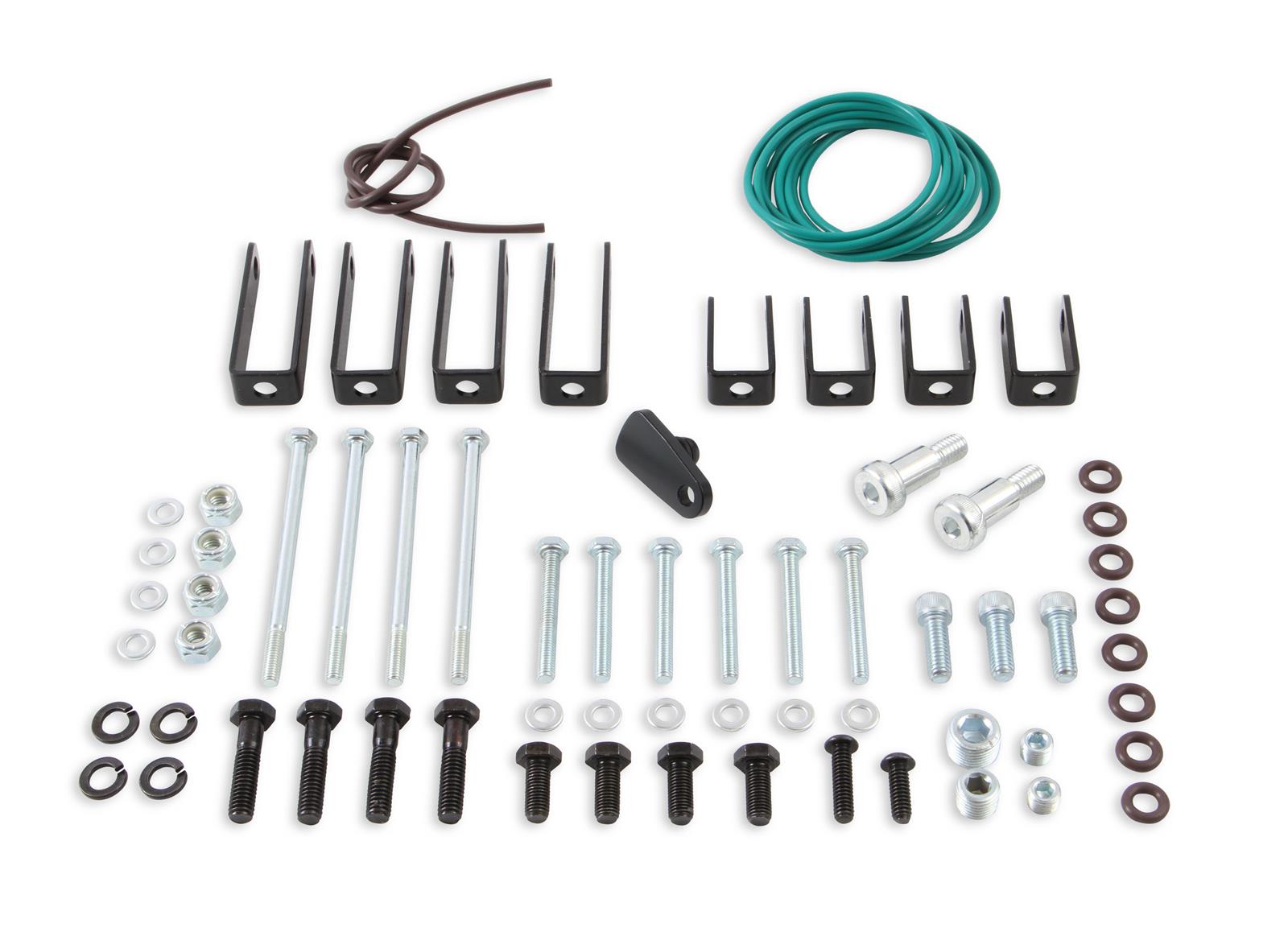 Holley Intake Manifold Hardware Kits 508-33 Kits, Split Manifold, O-rings, Cord, Hardware, Natural Finish, 300-255, 300-256, 300-290, 300-291, Chevy, LS, 6.2L, Kit thumbnail 4