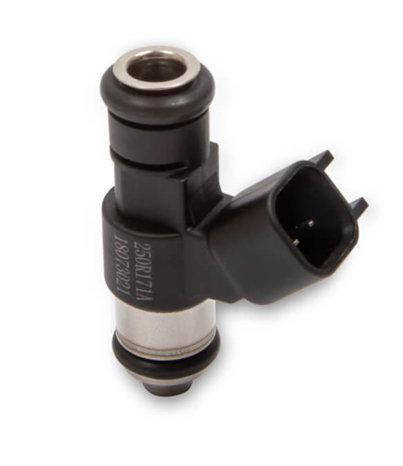 Holley Sniper EFI Fuel Injectors 522-361S Injectors, EFI, 36 lbs/hr., Tri-cone Spray, USCAR Plug, EV6 Body, 12V Saturated, 1.86 in. Seat Height, High Impedance, 12.2 ohms, Each thumbnail 2