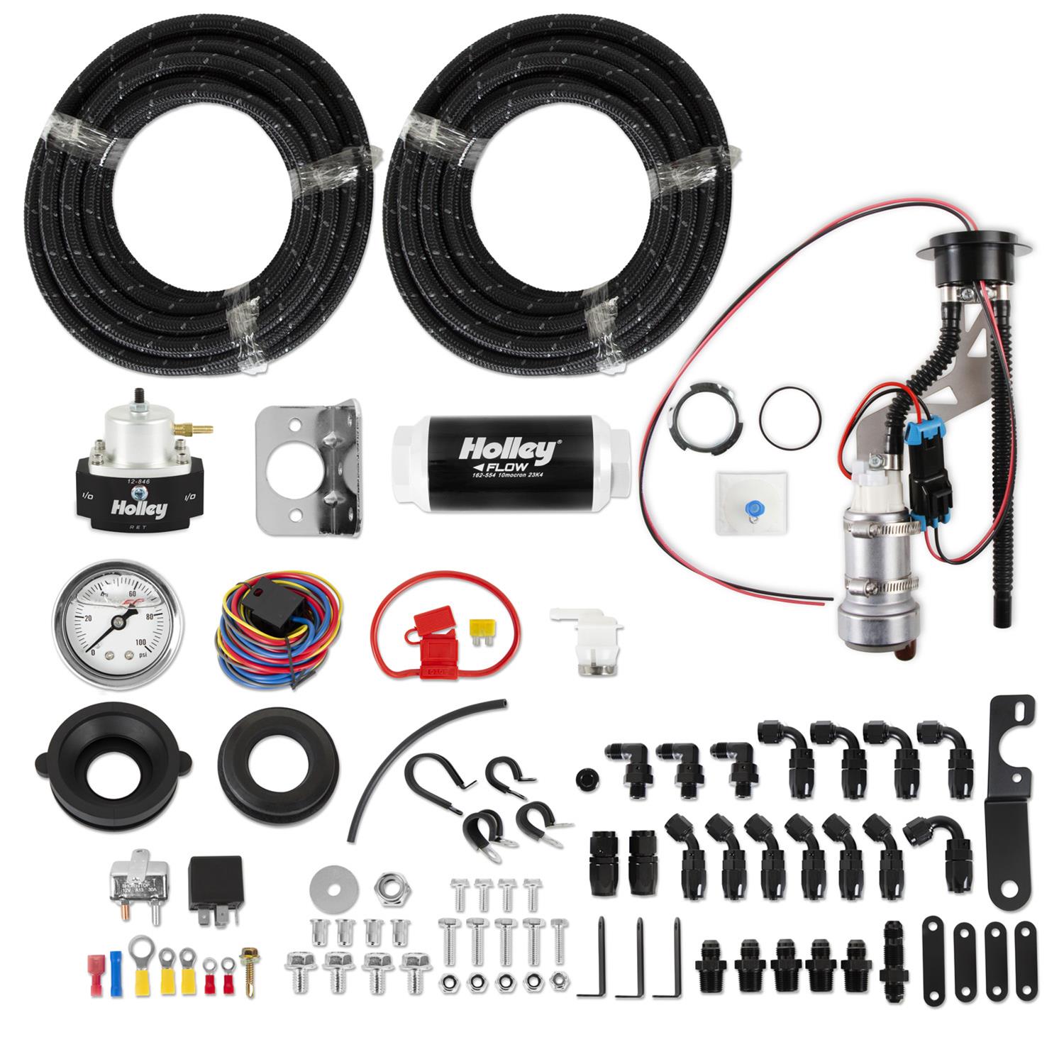 Holley燃料レギュレーター&デリバリーブロックセット Holley燃料レギュレーター&デリバリーブロックセット Holley燃料