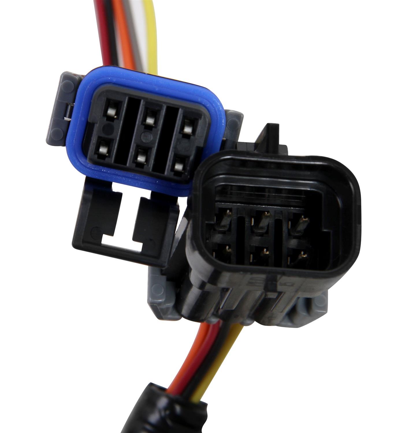 Holley EFI Analog Display Gauges 534-215 Gauges, EFI, Air/Fuel Ratio, Analog, Black Bezel and Face, White Numbers, Illuminated, 2-1/16 in. Diameter. Full Sweep, with Sending Unit, Each thumbnail 4