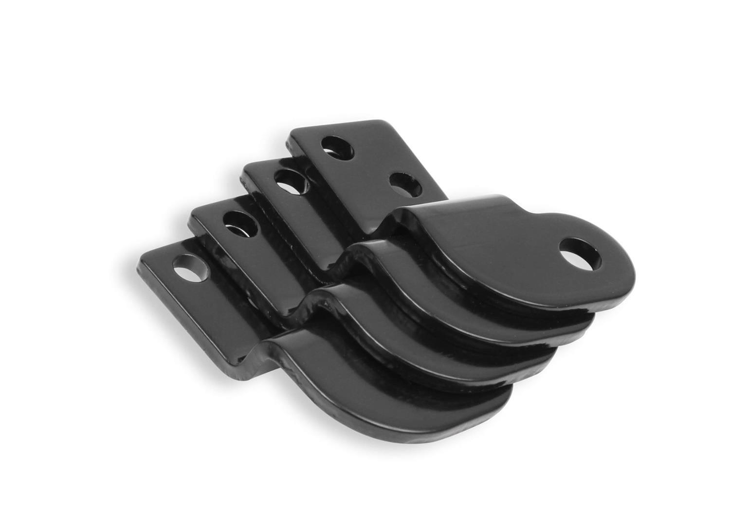 Holley Fuel Rail Adapter Brackets 534-246 Components, Bracket Kit, Required When Upgrading to EV1/Bosch Style Injectors on OE Style LS Manifolds, Chevy, LS, Kit