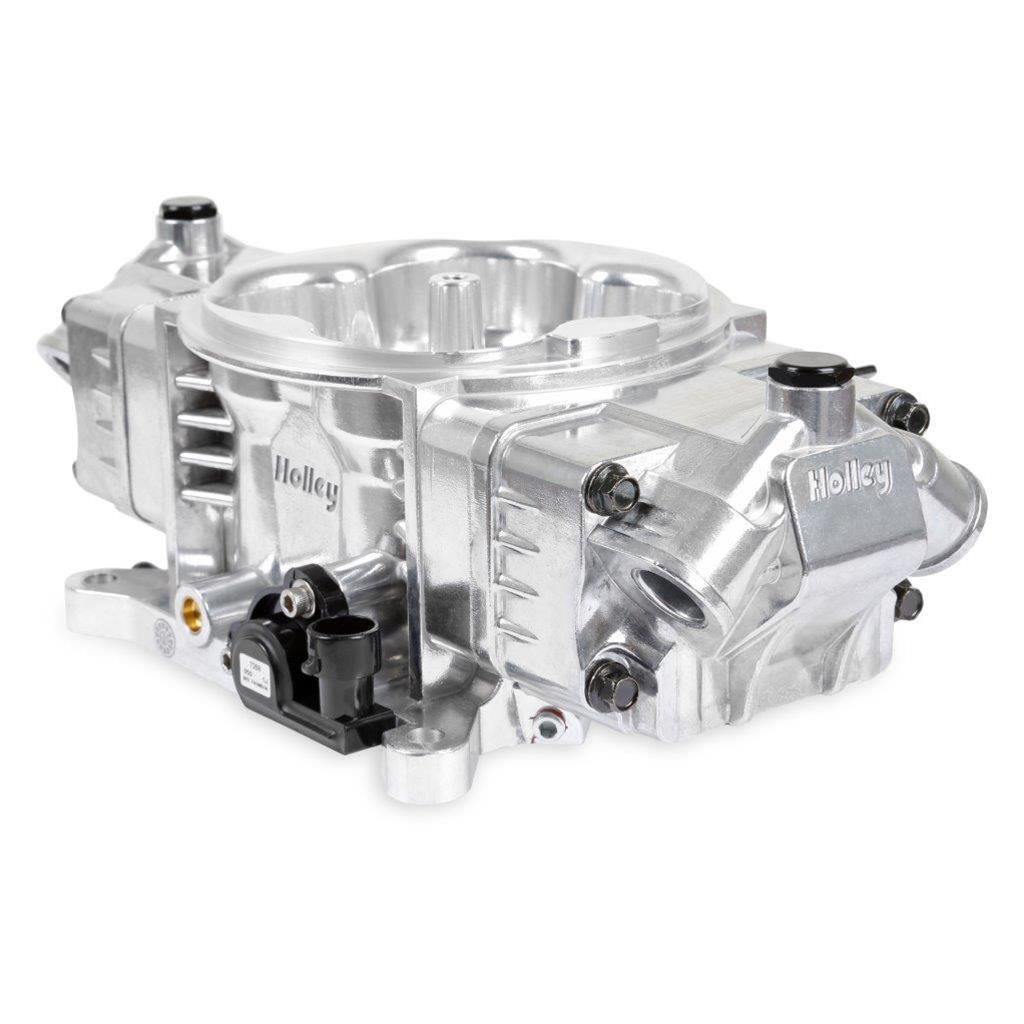 Holley Terminator X Stealth 4150 EFI Throttle Bodies 534-307 Bodies, X, EFI, Cable Actuation, Air Valve, for MPFI Manifolds, Cast Aluminum, Shiny Finish, GM TPS Sensor, Each thumbnail 7