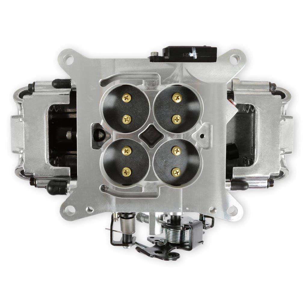 Holley Terminator X Stealth 4150 EFI Throttle Bodies 534-307 Bodies, X, EFI, Cable Actuation, Air Valve, for MPFI Manifolds, Cast Aluminum, Shiny Finish, GM TPS Sensor, Each thumbnail 3