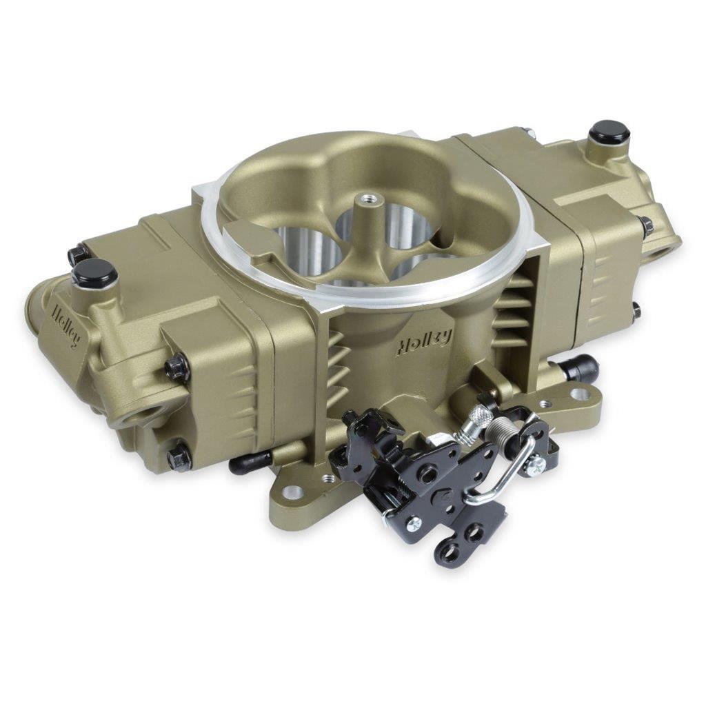 Holley Terminator X Stealth 4150 EFI Throttle Bodies 534-309 Bodies, X, EFI, Cable Actuation, Air Valve, for MPFI Manifolds, Cast Aluminum, Gold Finish, GM TPS Sensor, Each