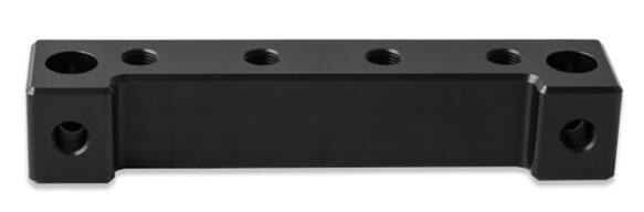 Holley EFI Sensor Blocks 534-35 Fuel Injection System Components, EFI, 1/8 in.-NPT, Block, Four Independent Ports, Aluminum, Black Anodized, Each thumbnail 5