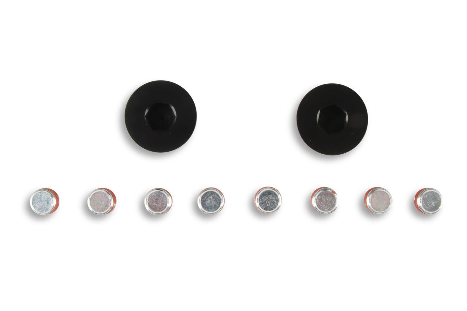 Holley EFI Vacuum Manifolds 534-52 Manifolds, Billet Aluminum, Black, Two -6 AN Female O-Ring Inlets, Twelve 1/8 in. NPT Outlets, Female Threads, Each thumbnail 6
