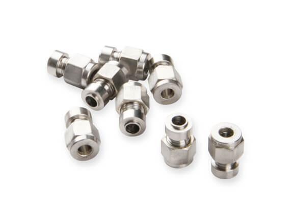 Holley EGT Bungs 543-163 Fitting, Bung, Weld-In, Sensor, Stainless Steel, 1/4 in., 8-piece, Set