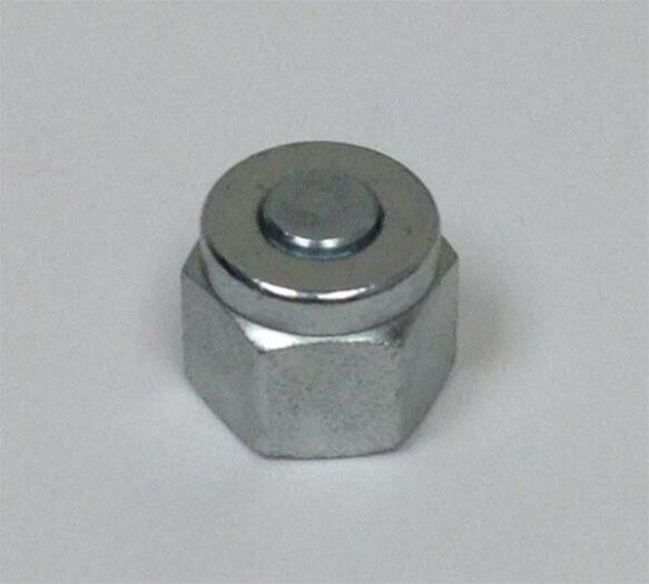 Holley EGT Caps 543-164 Data Acquisition Components, Cap, Stainless Steel, 1/4 in., 8-piece, Set