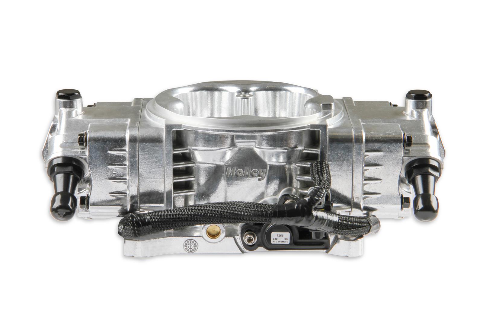 Holley Terminator X Stealth 4150 EFI Fuel Injection Systems 550-1001 Systems, X, EFI, Four Injectors, Throttle Body, Speed Density, Aluminum, Shiny, Tunable, Kit thumbnail 8
