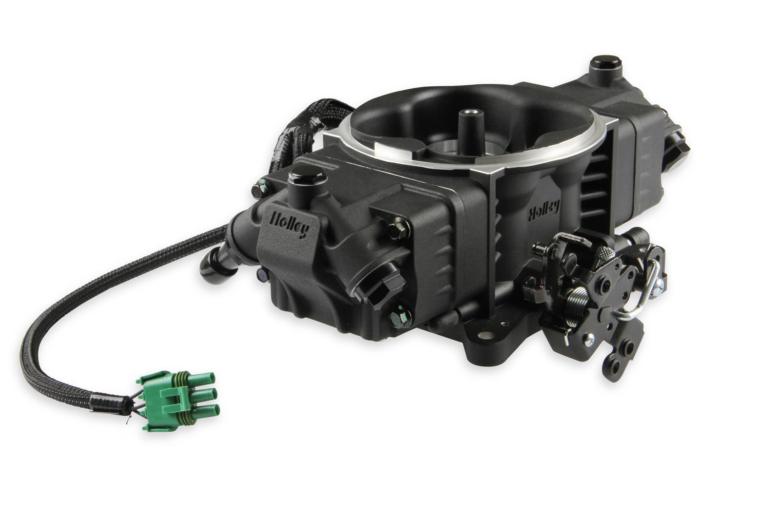 Holley Terminator X Stealth 4150 EFI Fuel Injection Systems 550-1002 Systems, X, EFI, Four Injectors, Throttle Body, Speed Density, Aluminum, Black, Tunable, Kit thumbnail 5
