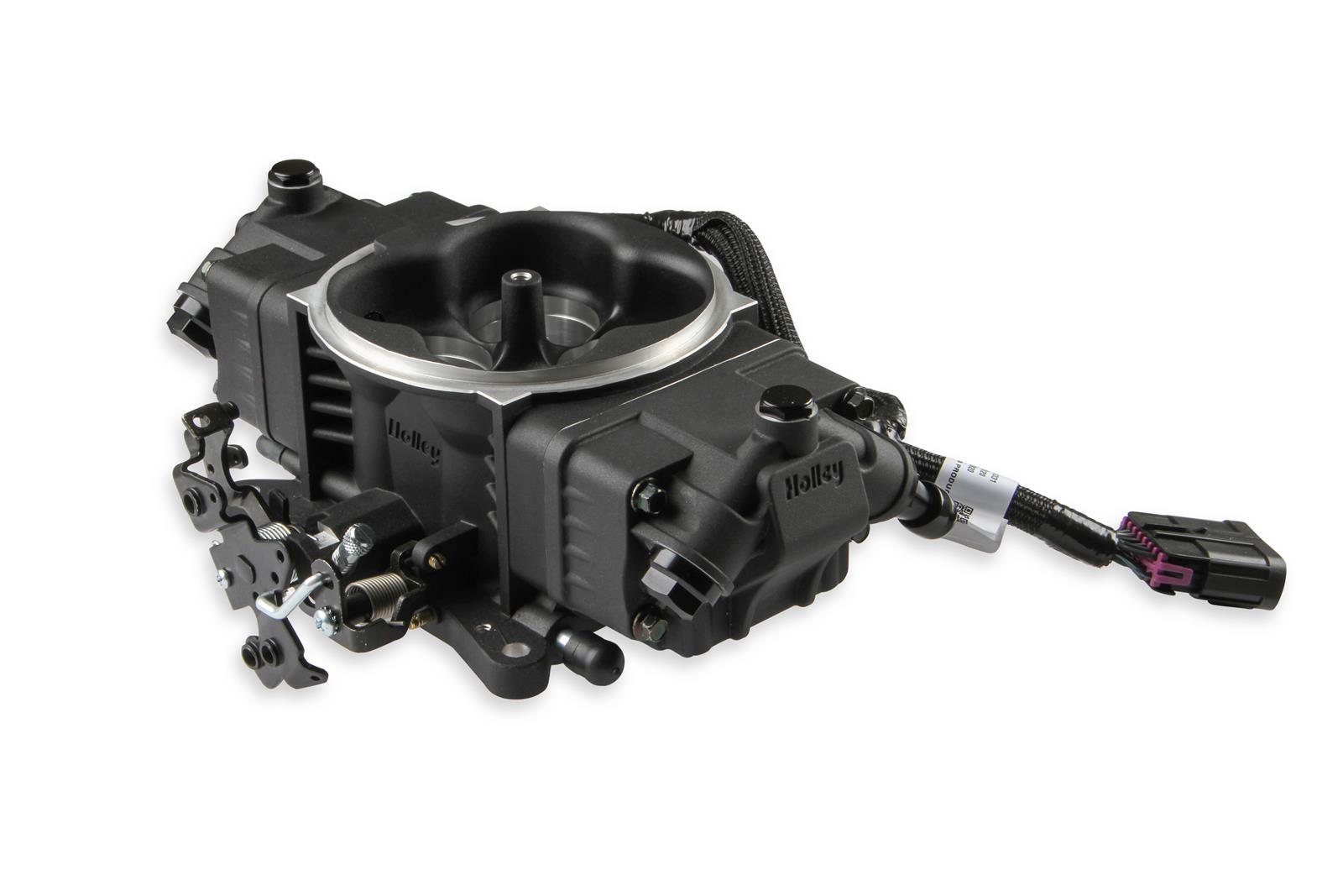 Holley Terminator X Stealth 4150 EFI Fuel Injection Systems 550-1002 Systems, X, EFI, Four Injectors, Throttle Body, Speed Density, Aluminum, Black, Tunable, Kit thumbnail 8