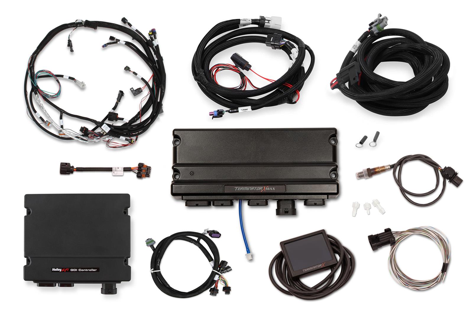 Holley Terminator X MAX Engine Management Systems 550-1610 Systems, MAX, 8-Injectors, 8-Coils, Plug-and-Play, LT, Trans Control, Chevy, Early LT, 5.3L, 6.2L, Kit