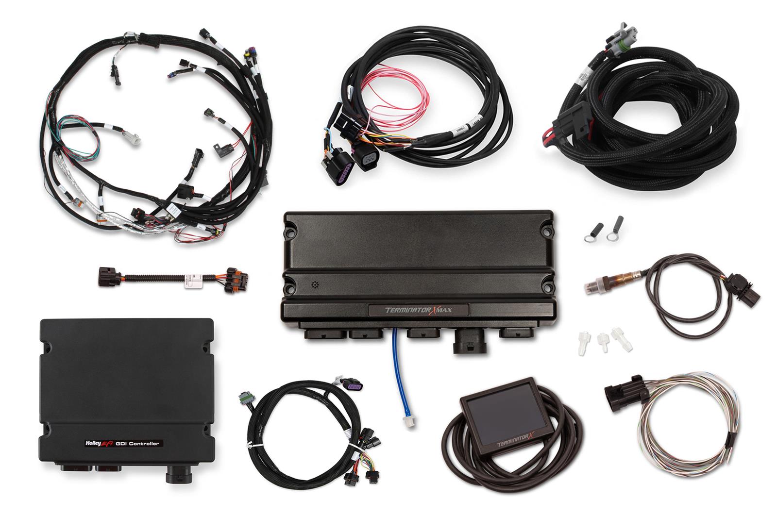 Holley Terminator X MAX Engine Management Systems 550-1620 Systems, MAX, 8-Injectors, 8-Coils, Plug-and-Play, LT Drive-by-Wire, Chevy, Early LT, 5.3L, 6.2L, Kit
