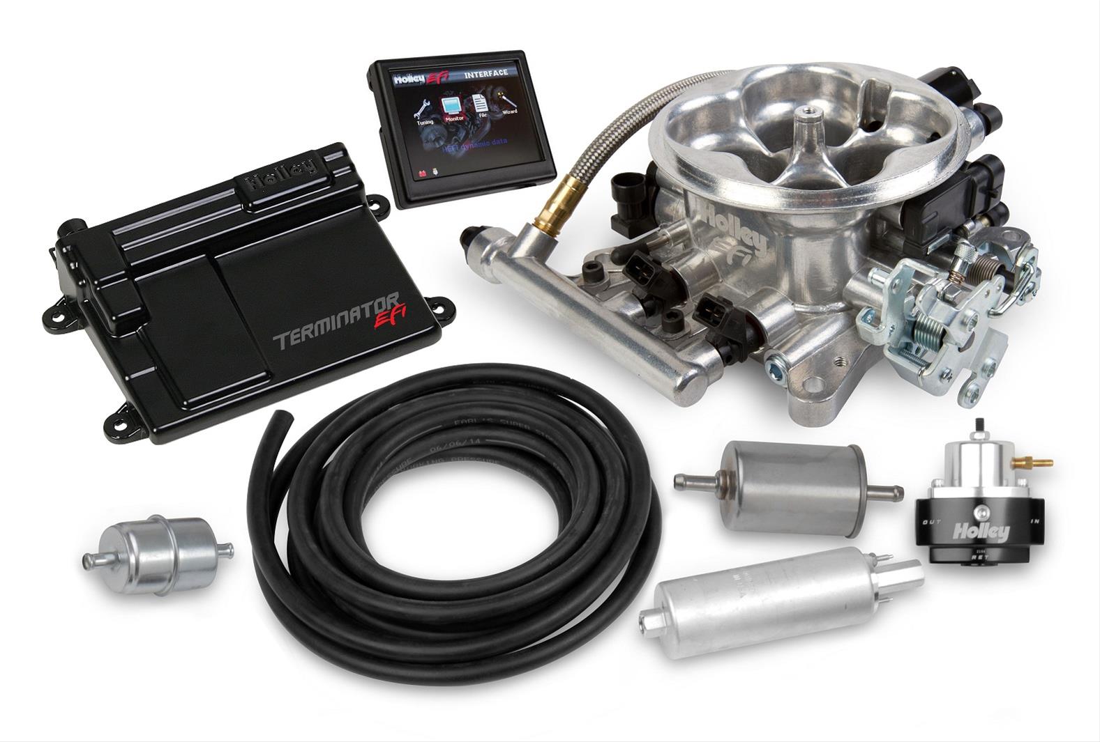 Holley Terminator EFI Engine Management System 550-405K MAX 600hp Ford ...