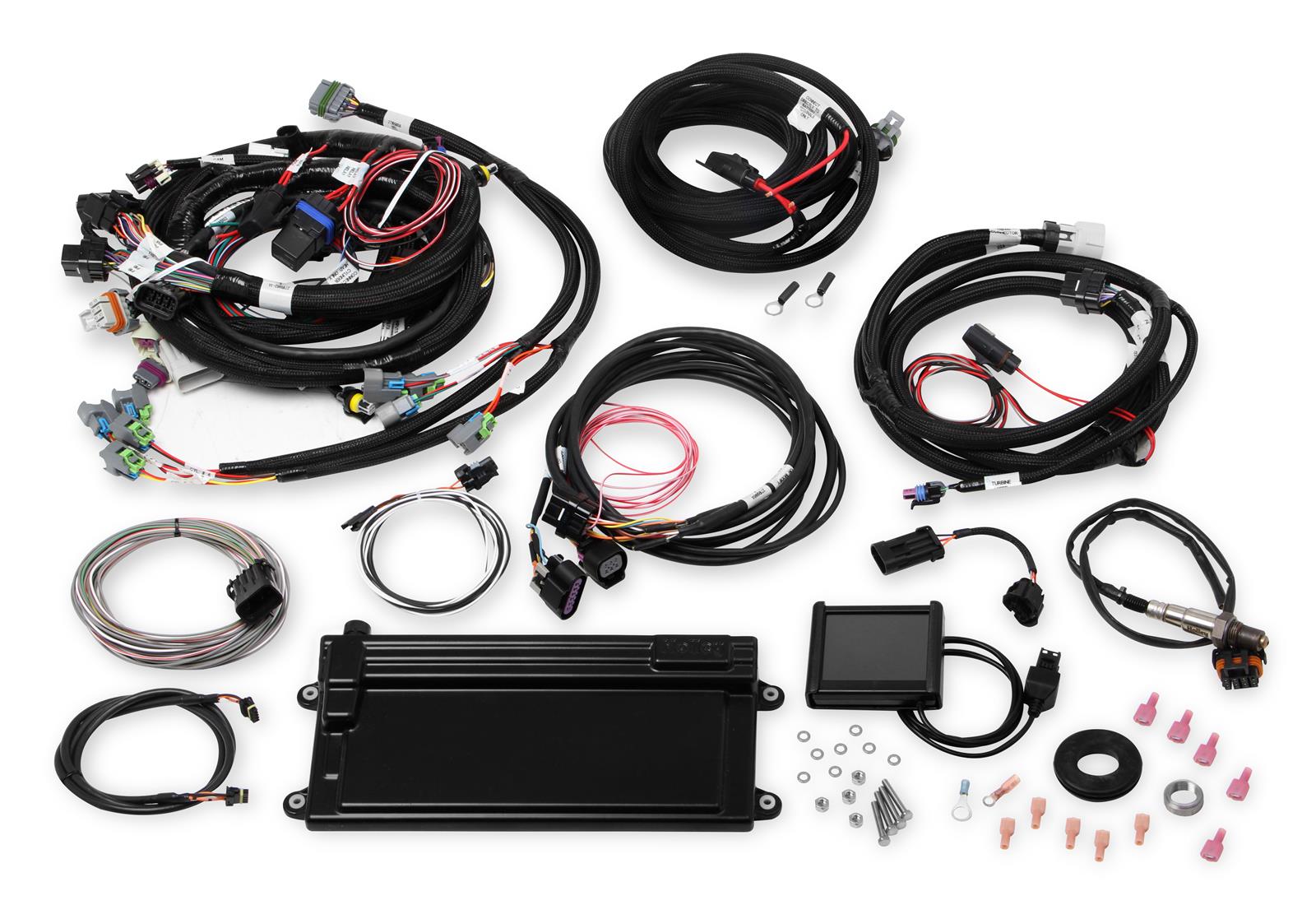 Holley Terminator LS Plug-and-Play Multi-Port Systems 550-613 Engine Management Systems, LS, Plug-and-Play, 8-Injectors, 8-Coils, Drive-by-Wire, Trans Control, Chevy, Truck, 4.8-6.2L, 58x Crank, Kit