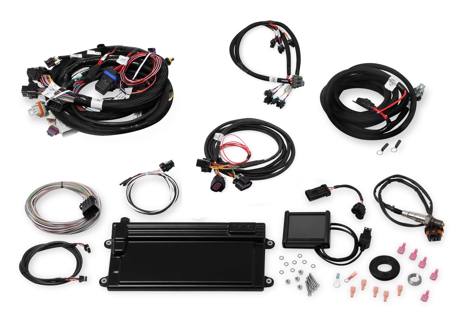 Holley Terminator LS Plug-and-Play Multi-Port Systems 550-615 Engine Management Systems, LS, Plug-andPlay, 8-Injectors, 8-Coils, Drive-by-Wire, with Controller, Chevy, Truck, 4.8-6.0L, 24x Crank, Kit