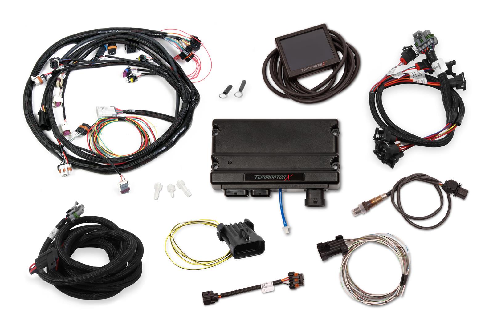 Holley Terminator X Engine Management Systems 550-936 Systems, X, Multi-Port, 8-EV1 Injectors, 8-Coils, Analog Input, Sensors, Tuner Controls, Plug-and-Play, Universal, Kit