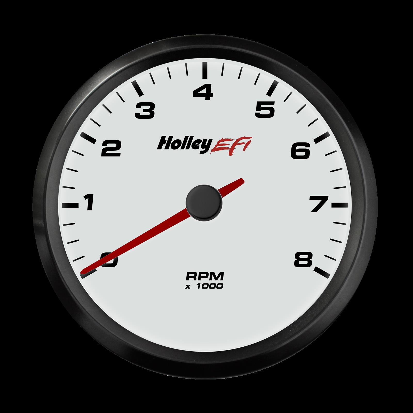 Holley 553146W Holley EFI Tachometer Gauges Summit Racing