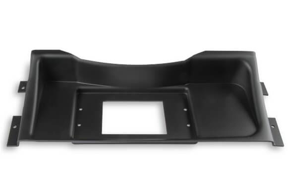 Holley EFI 7 in. Dash Bezels 553-308 Panels, EFI, Bezel, 5/32 Thick, ABS Material, Black Matte Finish, Chevy, GMC, Trucks, Each