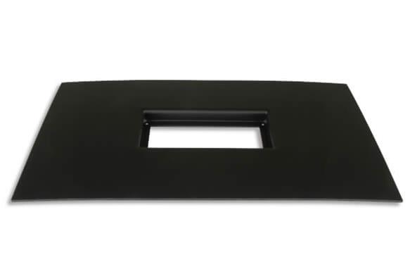 Holley EFI 6.86 in. Pro Dash Bezels 553-359 Panels, EFI, Bezel, ABS Plastic, Black Finish, 12 Tall, 21 Wide, Trim-to-Fit, Each
