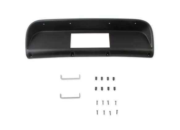Holley EFI 6.86 in. Dash Bezels 553-403 Panels, EFI, Bezel, 5/32 Thick, ABS Material, Black Matte Finish, Ford, Trucks, F150, F250, Each